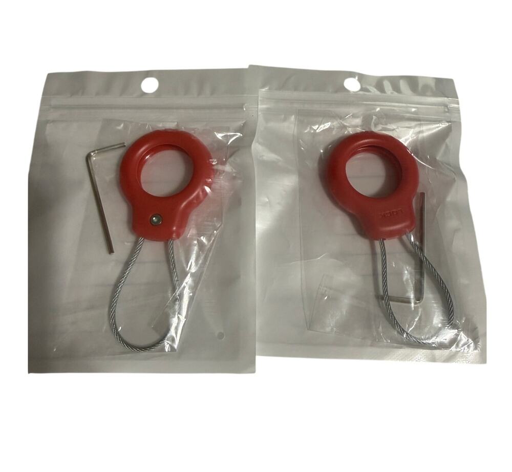 NEW (Set of 2 ) Red Cover's for Air Tags-Great for Luggage Purse Laptop or Pet